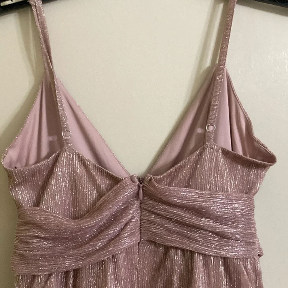 Forever 21 Tiered Babydoll Metallic Dress - Picture 7 of 13